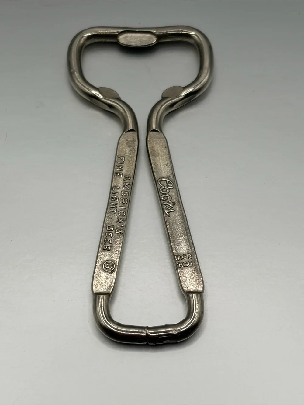 Vintage Coors Light Beer Metal Bottle Opener - Fine Light Beer Barware Retro